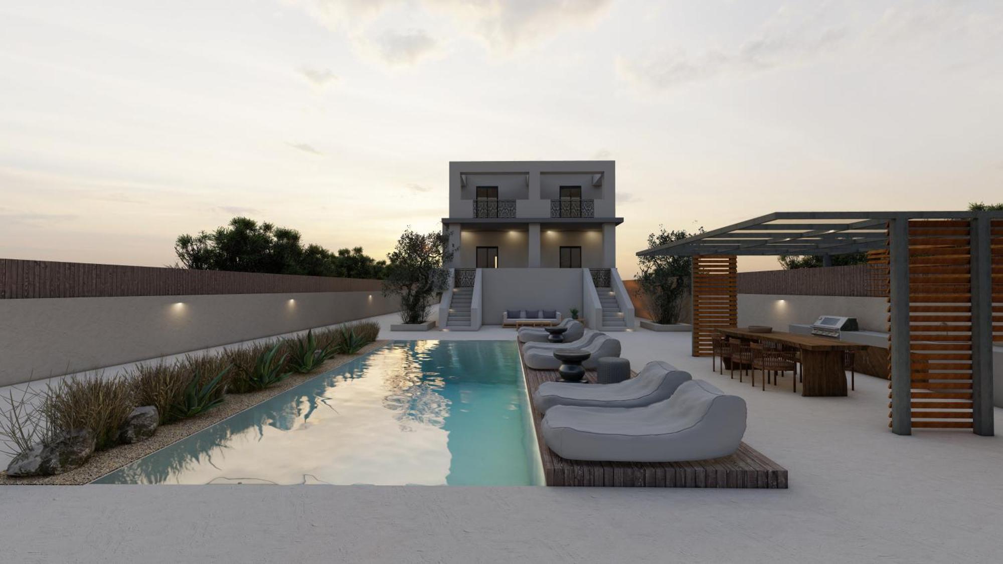 Paloma Mansion- With Private Pool Embraced By Nature By Mana Gers Koukounariá